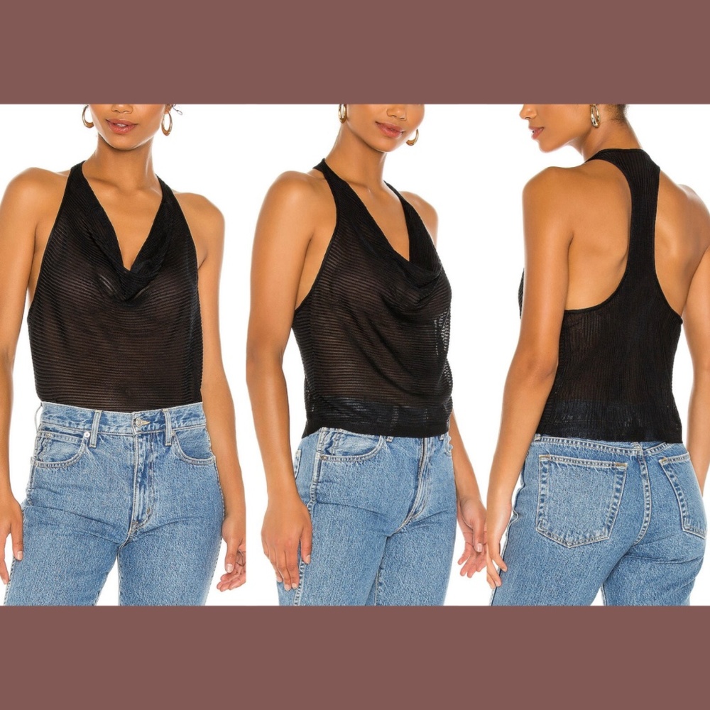 NWT Free People Intimately [‎ Small ] So You Sweater Cowl Racer Back Cami
